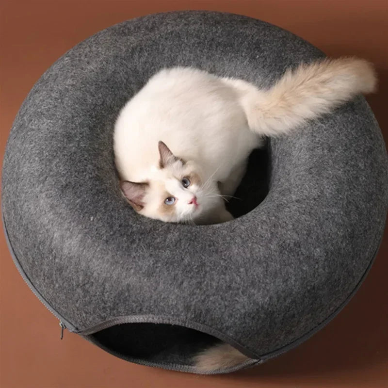 FURREAU™ Felt Donut Bed