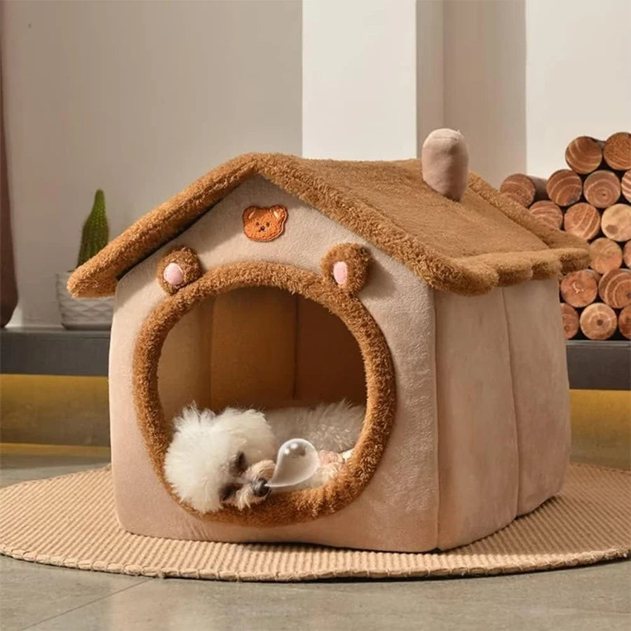 FURREAU™ Foldable House Bed