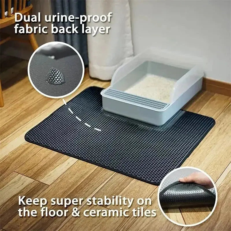 Soft, non-toxic EVA material safe for cat paws and ideal for home environments
