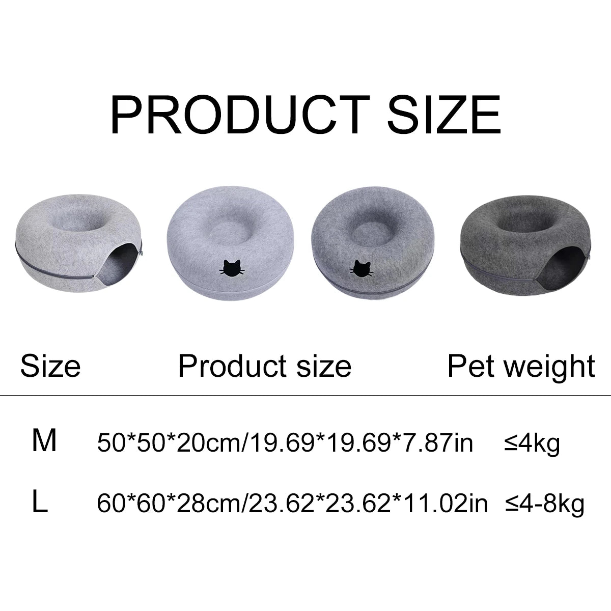 FURREAU™ Felt Donut Bed