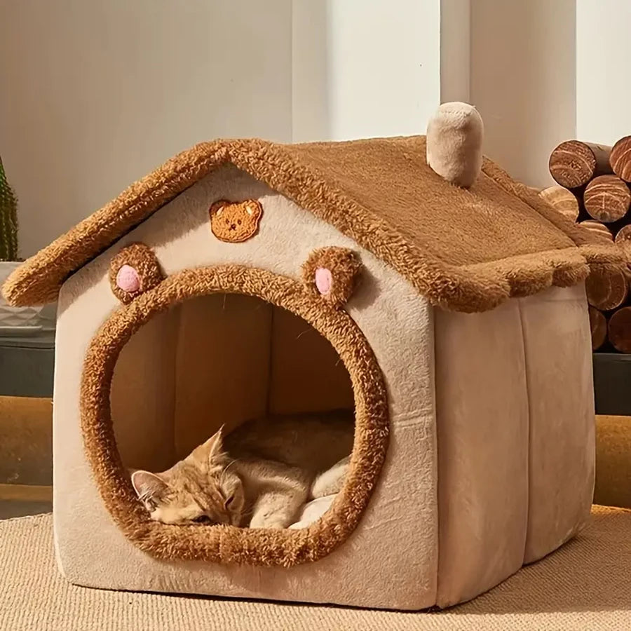 FURREAU™ Foldable House Bed
