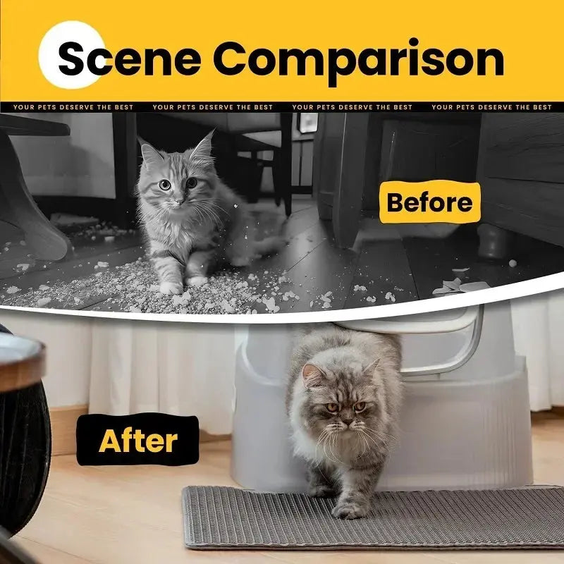 Waterproof base prevents liquids and urine from seeping through to protect floors