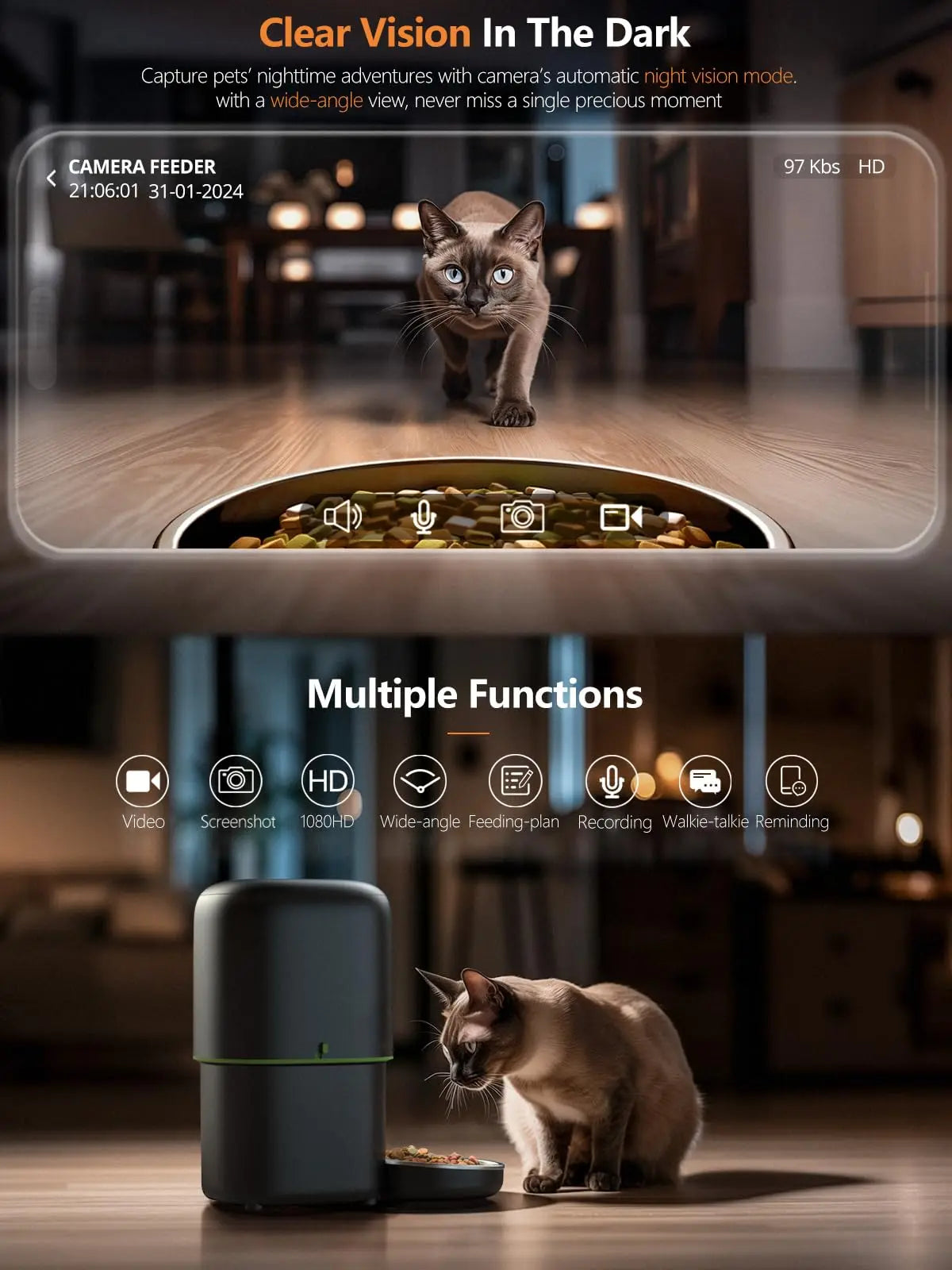 FEEDERRA™ Automatic Smart Feeder with Camera