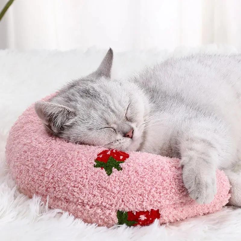  26X18CM Yellow Pet Pillow 